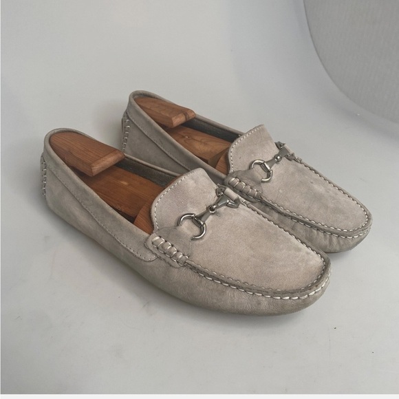 MERCANTI FIORENTINI Suede Driving Moccasin Loafers - Picture 4 of 10